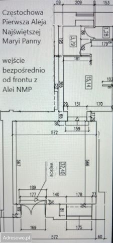 Lokal Częstochowa, al. Aleja Najświętszej Maryi Panny. Zdjęcie 1