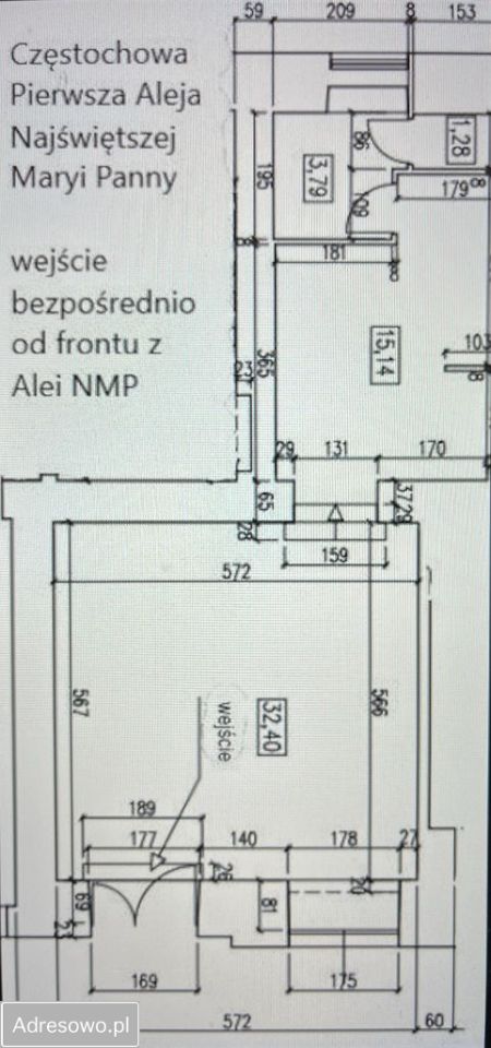 Lokal Częstochowa, al. Aleja Najświętszej Maryi Panny. Zdjęcie 1