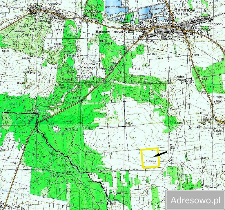 Działka inwestycyjna Baranów. Zdjęcie 4