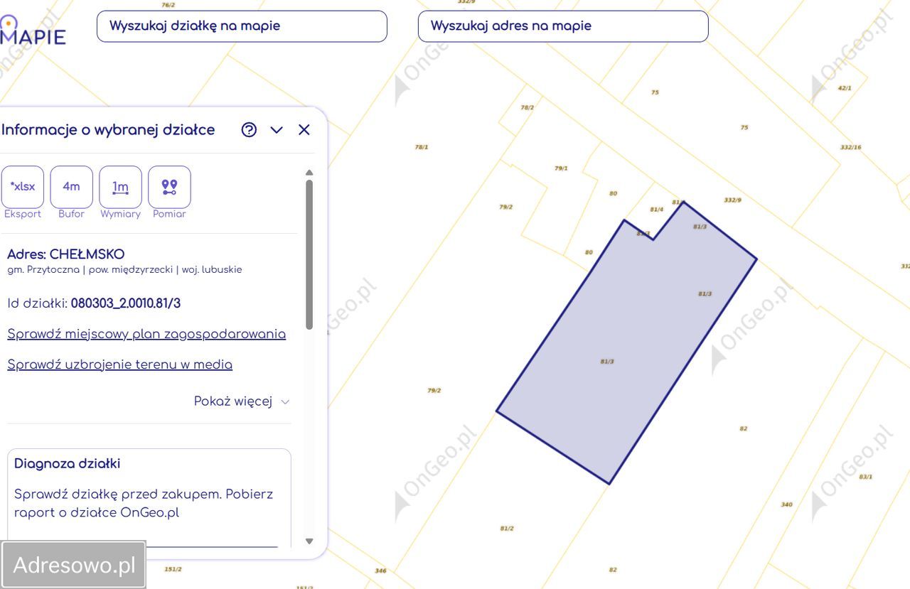 Działka budowlana Chełmsko. Zdjęcie 2