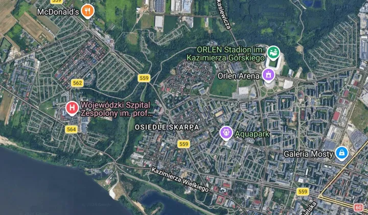 Mieszkanie 3-pokojowe Płock Skarpa, ul. Konstantego Ildefonsa Gałczyńskiego