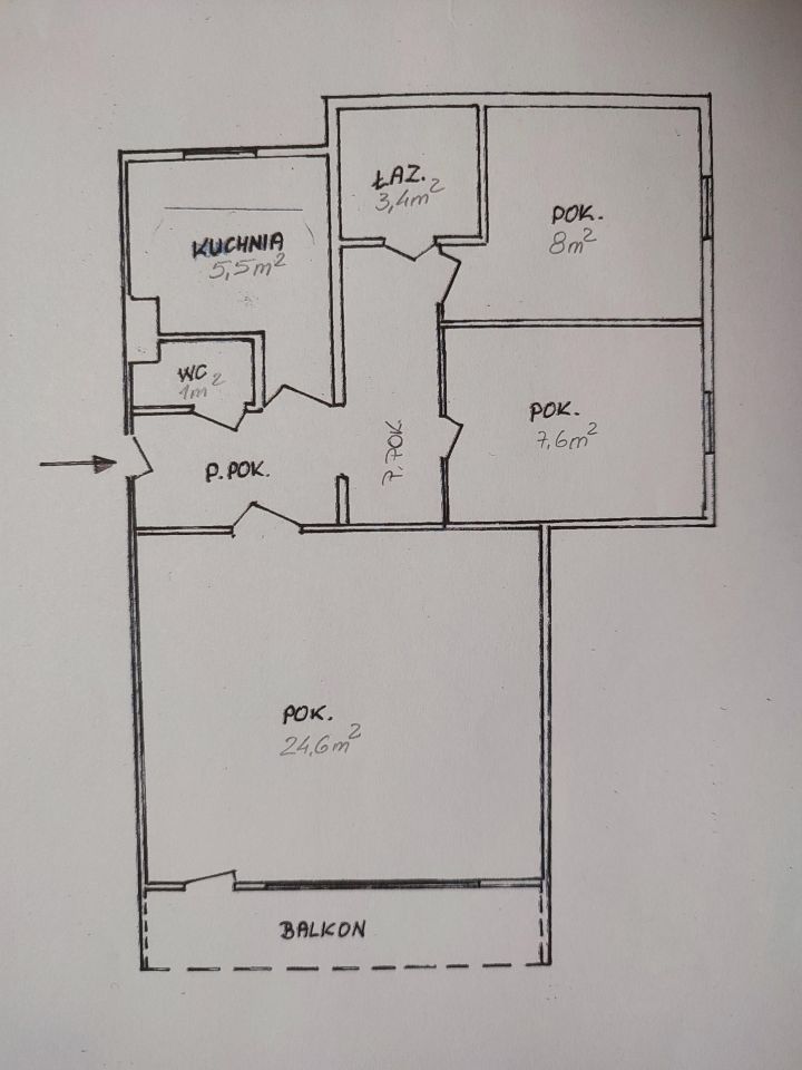 Mieszkanie 3-pokojowe Tarnobrzeg Serbinów, ul. Zwierzyniecka