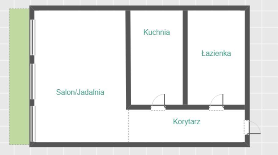 Mieszkanie 1-pokojowe Łódź Górna, ul. Stocka. Zdjęcie 4