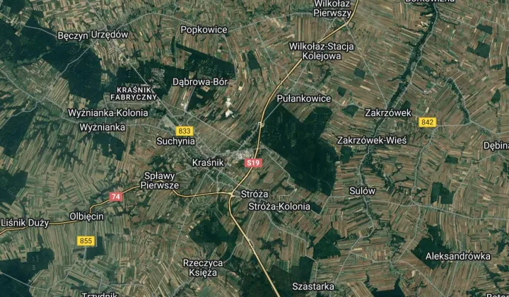 Działka inwestycyjna Kraśnik Stary Kraśnik, ul. Kolejowa