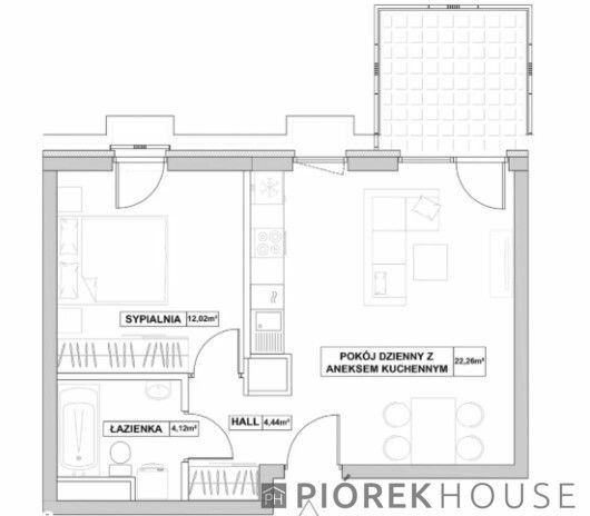 Mieszkanie 2-pokojowe Warszawa Białołęka, ul. Leona Berensona. Zdjęcie 13