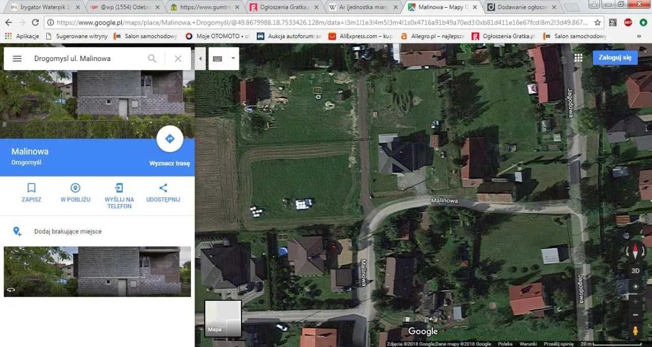 Działka budowlana Drogomyśl, ul. Malinowa. Zdjęcie 3