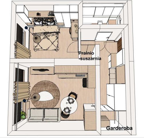 Mieszkanie 2-pokojowe Łódź Bałuty, ul. Zawiszy Czarnego. Zdjęcie 13