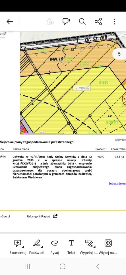 Działka rolno-budowlana Miedzierza. Zdjęcie 2