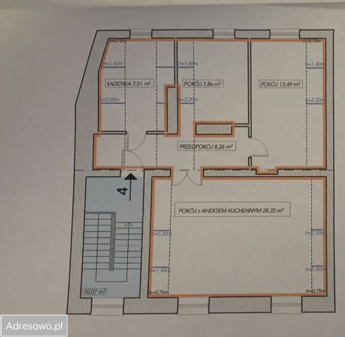 Mieszkanie 3-pokojowe Kraków Bronowice Wielkie, ul. Jadwigi z Łobzowa. Zdjęcie 12