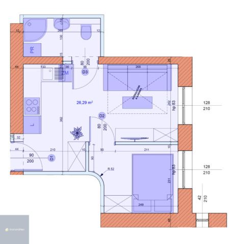 Mieszkanie 2-pokojowe Katowice Śródmieście, ul. Juliusza Słowackiego. Zdjęcie 15