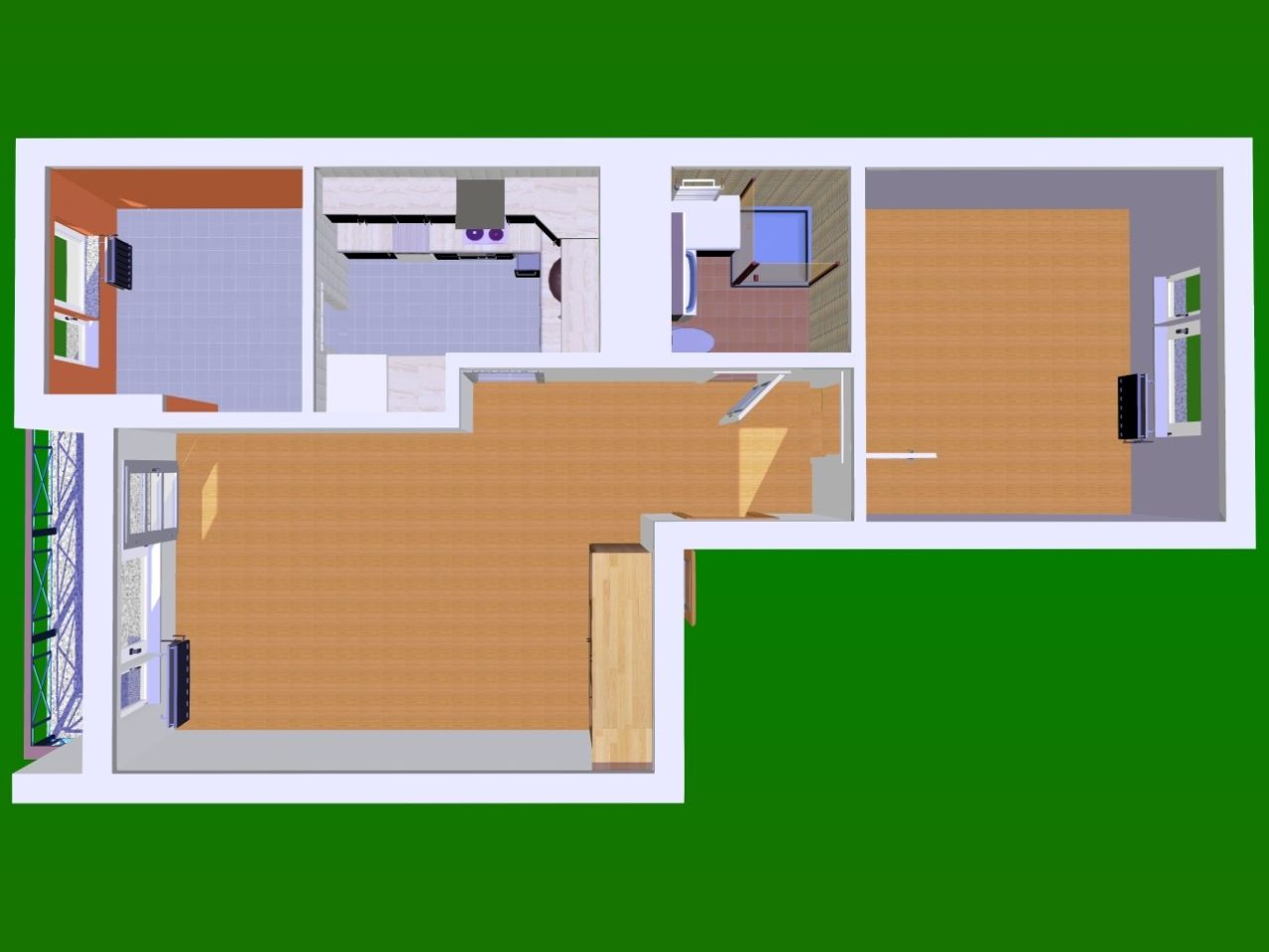 Mieszkanie 3-pokojowe Legnica, ul. Karkonoska. Zdjęcie 14