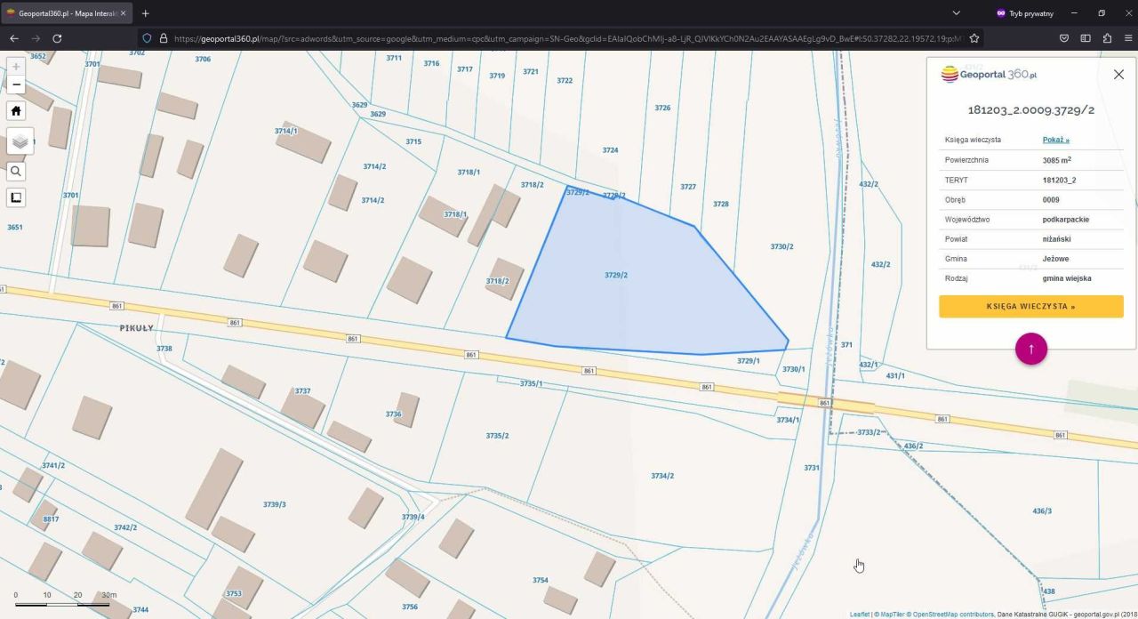 Działka budowlana Jeżowe Pikuły. Zdjęcie 6