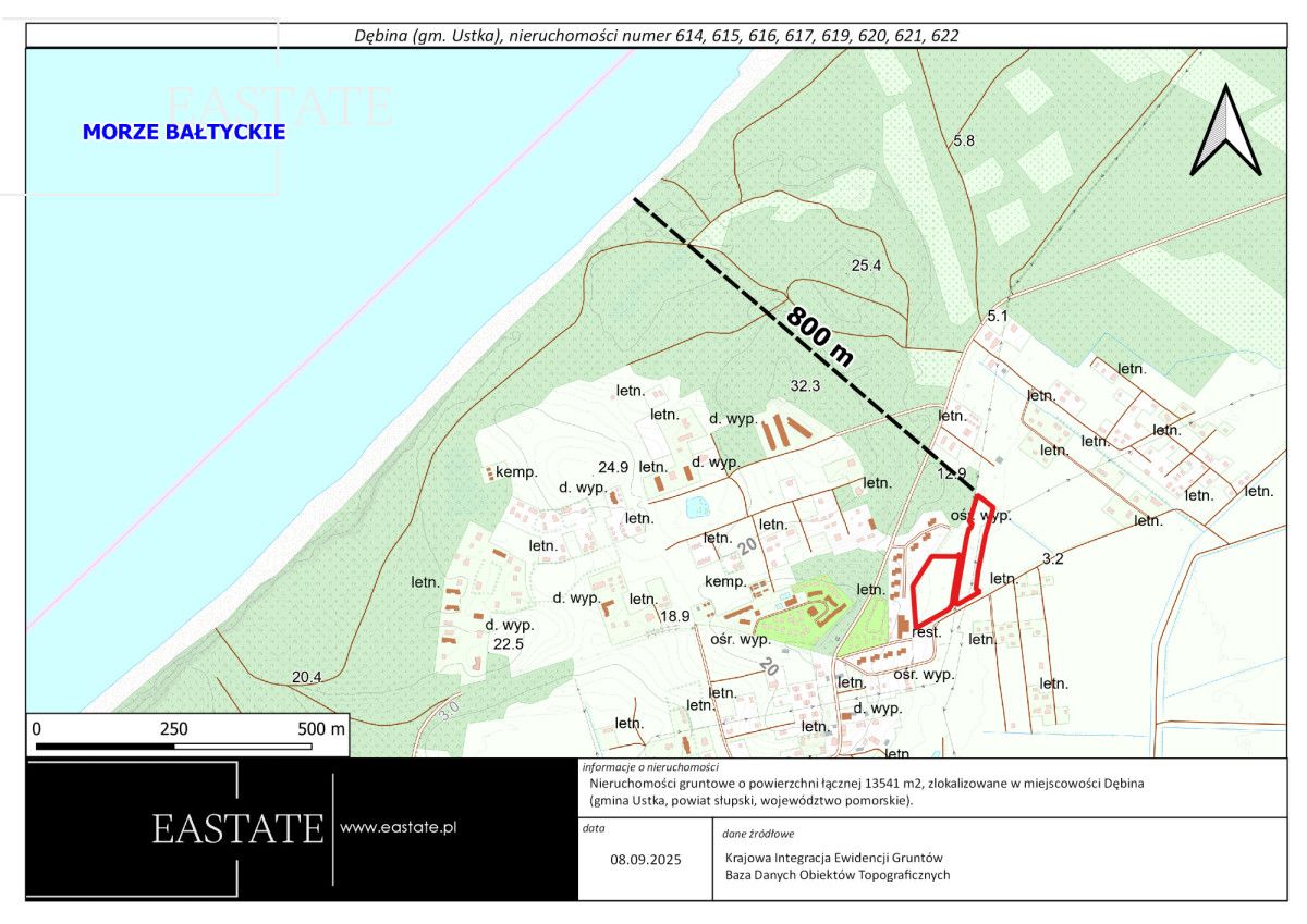Działka inwestycyjna Ustka. Zdjęcie 3