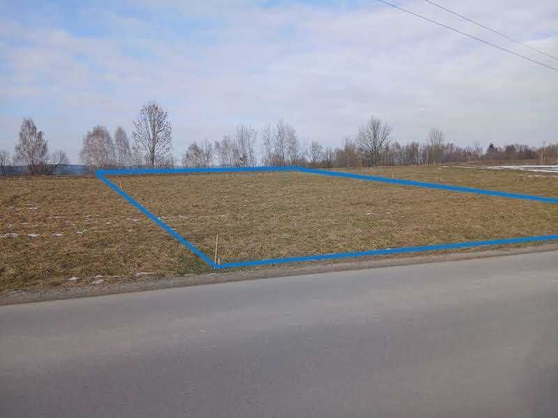 Działka budowlana Tuchów Zamośniki, ul. Partyzantów. Zdjęcie 1