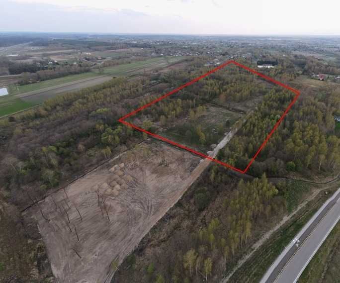 Działka inwestycyjna Olesin