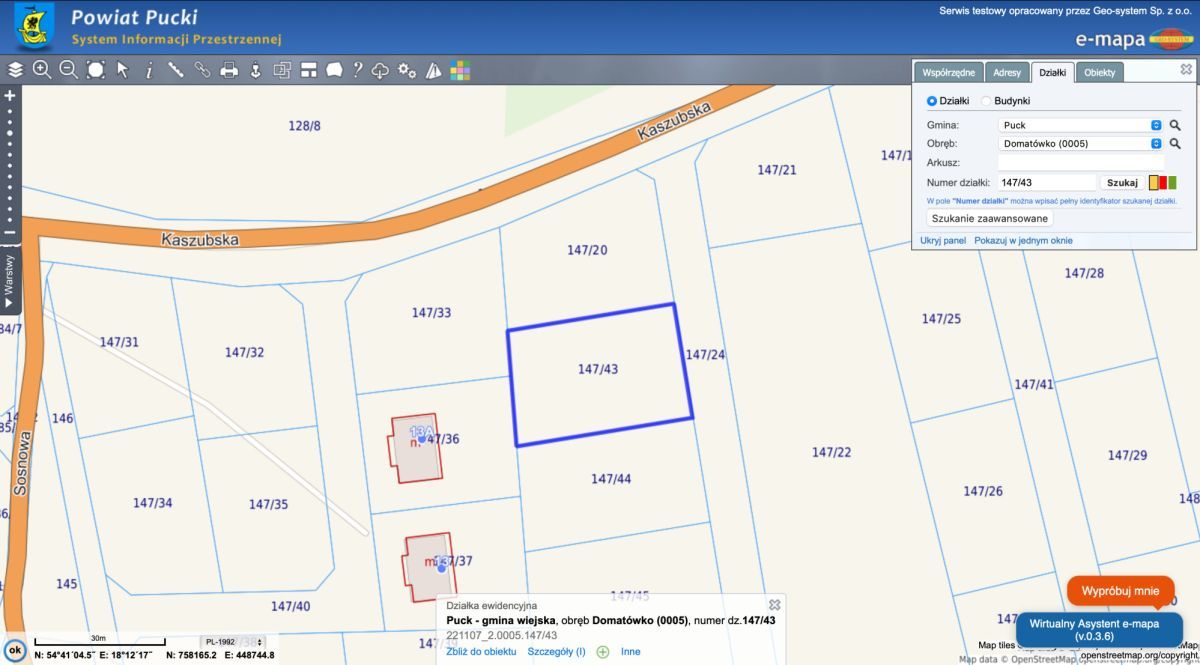 Działka budowlana Wielka Piaśnica, ul. Kaszubska. Zdjęcie 13