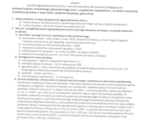 Działka inwestycyjna Domatowo, ul. Topolowa. Zdjęcie 5