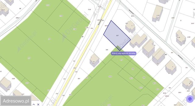 Działka budowlana Słupno, ul. Miszewska. Zdjęcie 1