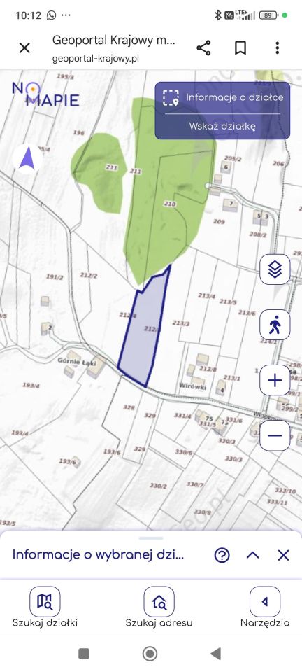 Działka rolna Brzyczyna Wirówki, ul. Widokowa. Zdjęcie 1