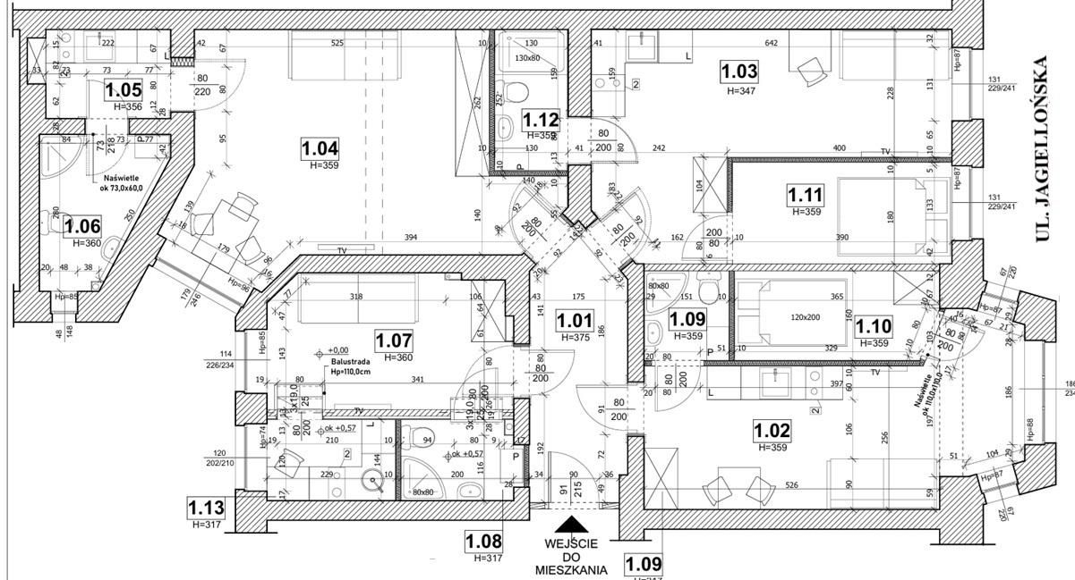 Mieszkanie 6-pokojowe Szczecin Centrum, ul. Jagiellońska. Zdjęcie 4