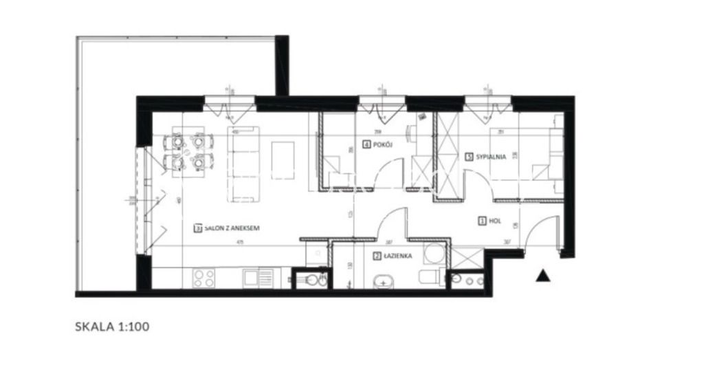Mieszkanie 3-pokojowe Łódź, ul. Ozorkowska. Zdjęcie 8