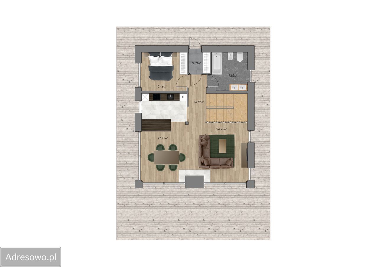 dom wolnostojący, 6 pokoi Zawoja Przysłop. Zdjęcie 13