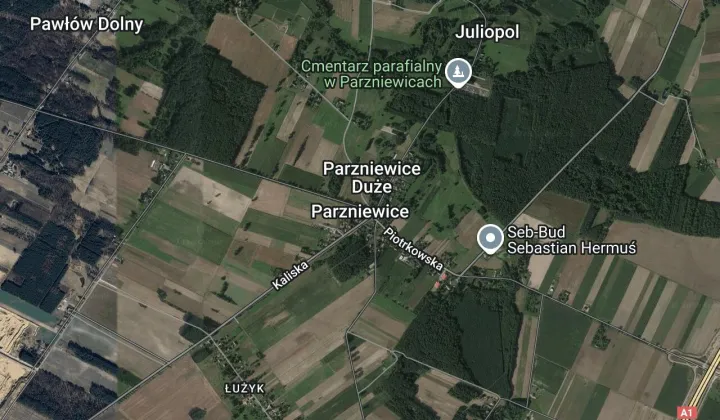 Działka budowlana Parzniewice Parzniewice Duże