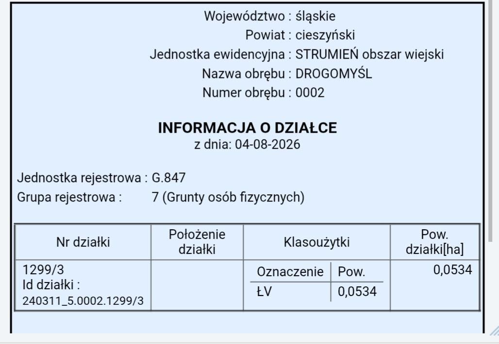 Działka rolna Drogomyśl Dębina, Dębina, Słoneczna. Zdjęcie 8