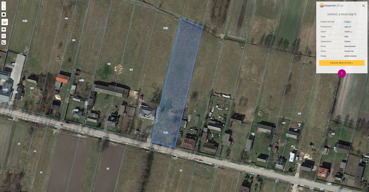 Działka rolno-budowlana Borowa