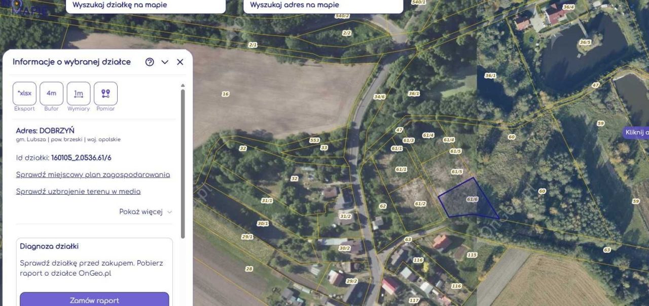 Działka budowlana Dobrzyń. Zdjęcie 3