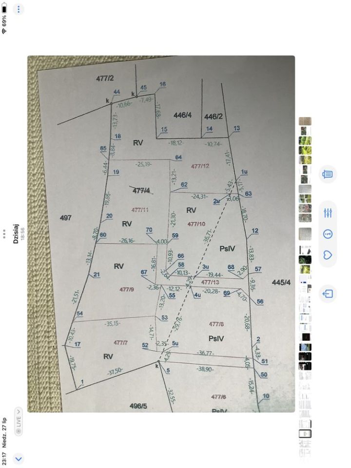 Działka budowlana Mystków. Zdjęcie 4