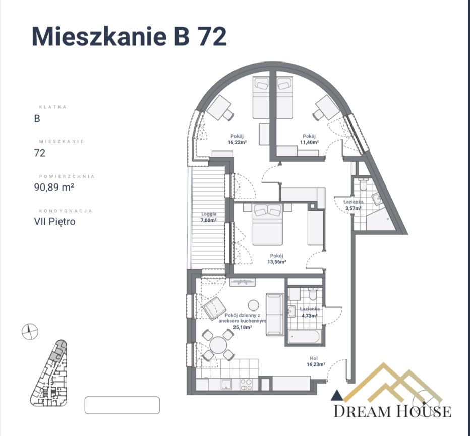Mieszkanie 4-pokojowe Gdynia Śródmieście, ul. św. Piotra. Zdjęcie 15