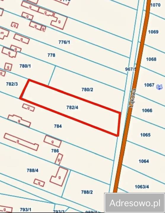 Działka siedliskowa Dubiny, ul. Łąkowa. Zdjęcie 4