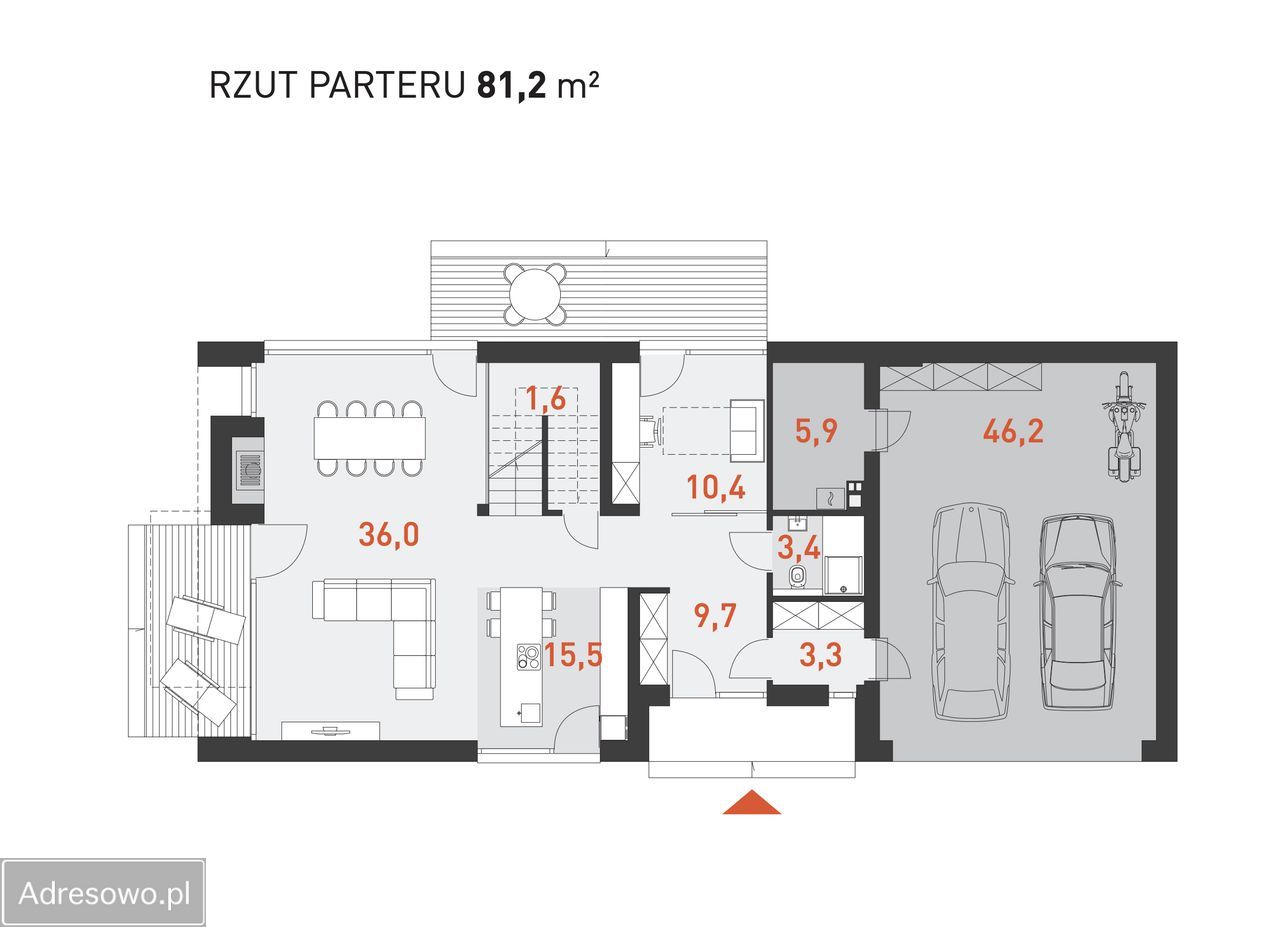 dom wolnostojący, 5 pokoi Bieganów. Zdjęcie 3