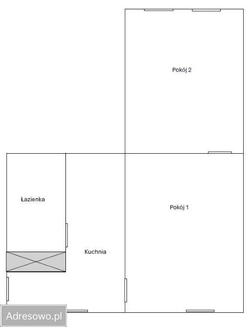 Mieszkanie 2-pokojowe Warszawa Rembertów, ul. Konwisarska. Zdjęcie 3