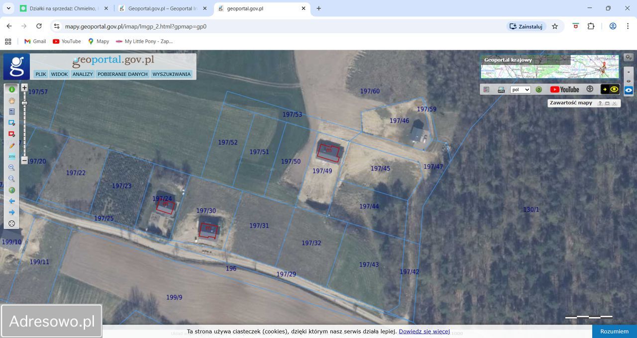 Działka budowlana Zawory, ul. Słoneczna. Zdjęcie 3
