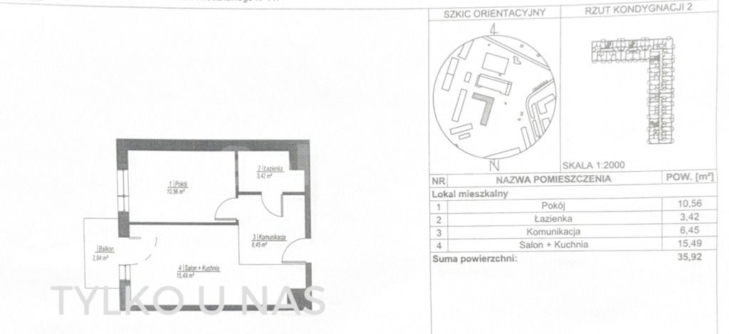 Mieszkanie 2-pokojowe Poznań Podolany, ul. Jasielska. Zdjęcie 19