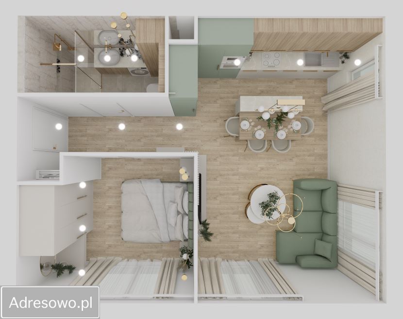 Mieszkanie 2-pokojowe Łódź Górna, ul. Wólczańska. Zdjęcie 17