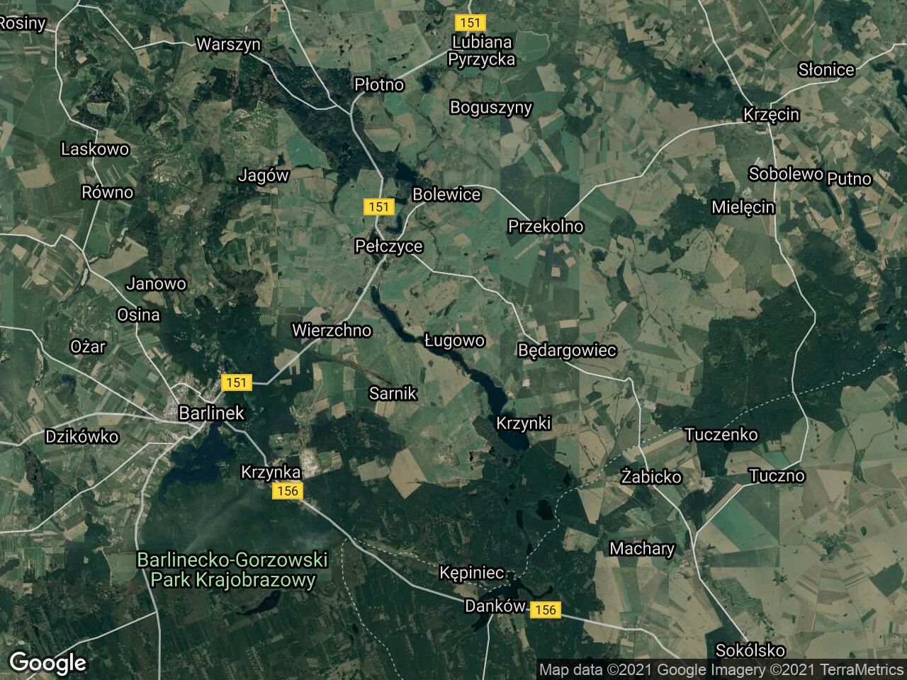 Działka rekreacyjna Ługowo