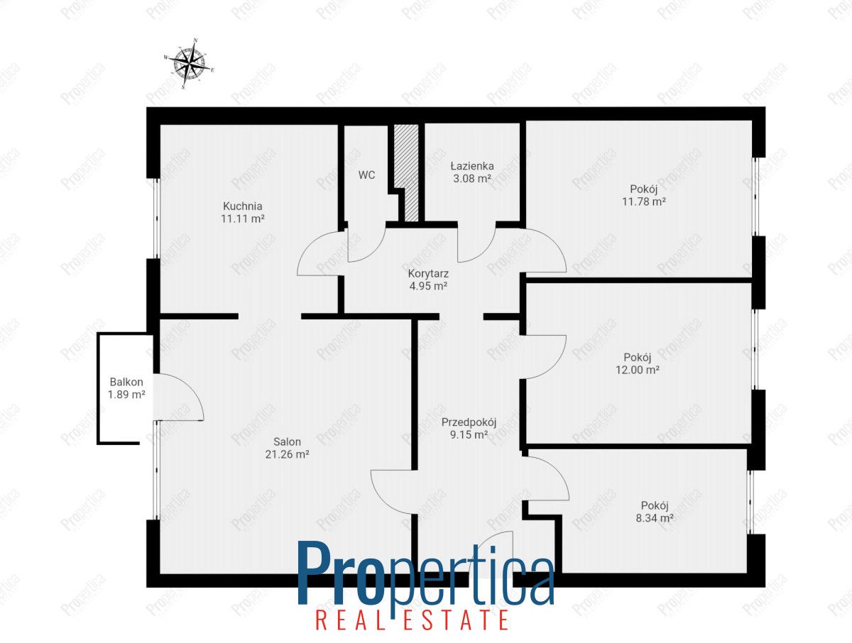 Mieszkanie 4-pokojowe Warszawa, ul. Zamiany. Zdjęcie 10