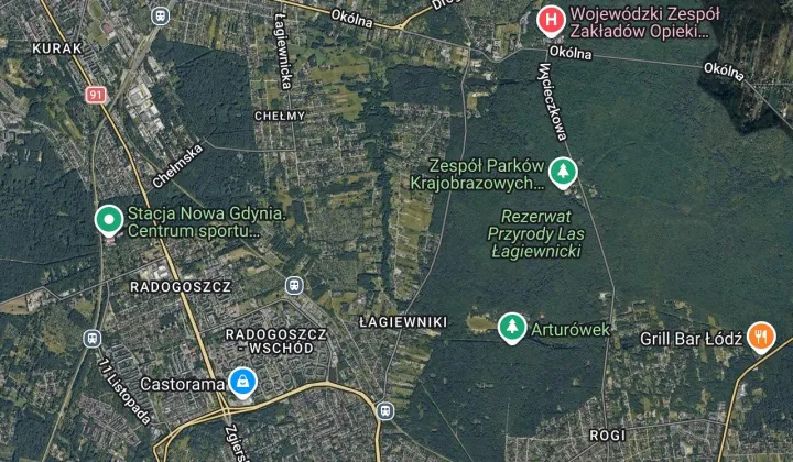 Działka inwestycyjna Łódź Bałuty, ul. Czapli