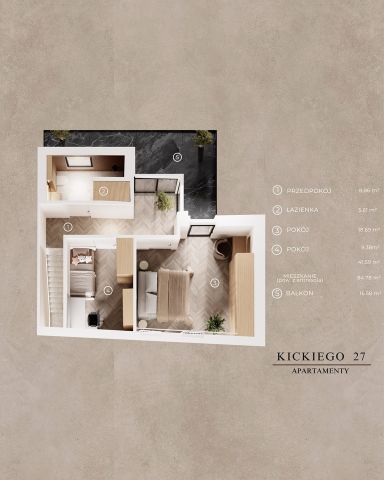 Mieszkanie 3-pokojowe Warszawa Praga-Południe, ul. Ludwika Kickiego. Zdjęcie 4