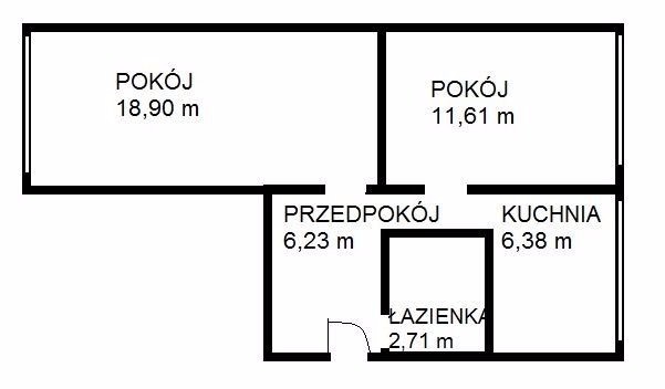 Mieszkanie 2-pokojowe Łódź Widzew, ul. św. Kazimierza. Zdjęcie 1