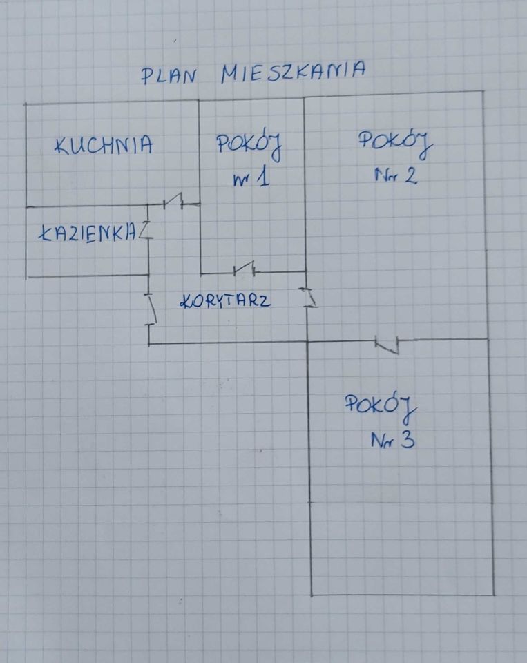 Mieszkanie 3-pokojowe Opatów, ul. Szeroka. Zdjęcie 4