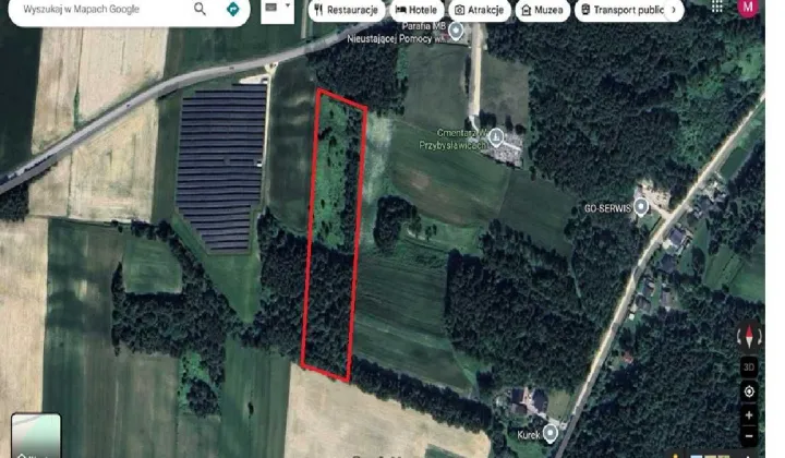 Działka rolna Przybysławice