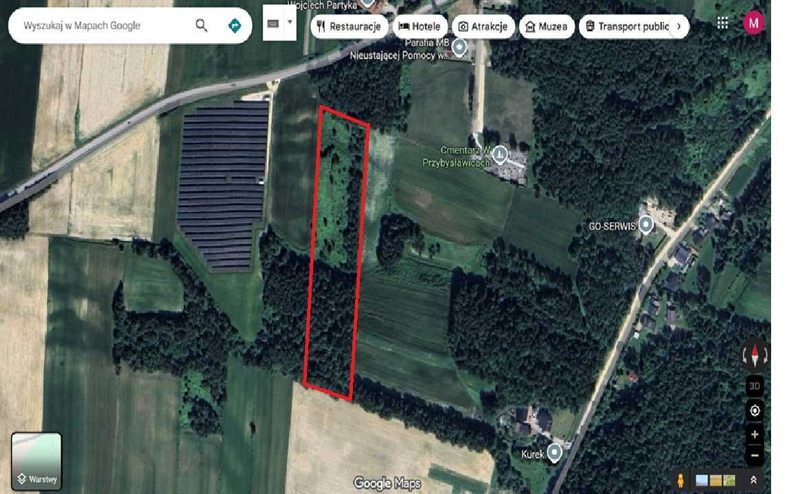 Działka rolna Przybysławice. Zdjęcie 1