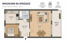 Mieszkanie 2-pokojowe Toruń Na Skarpie, ul. Juliana Prejsa. Zdjęcie 2