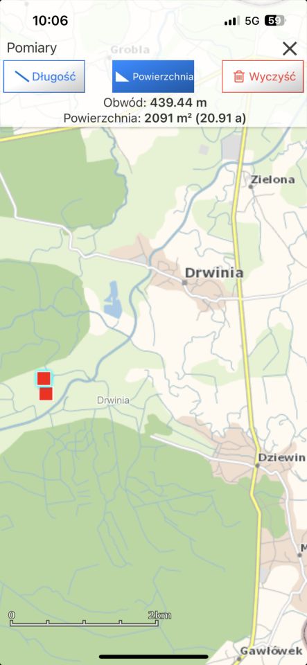 Działka rolna Drwinia, Przy wale. Zdjęcie 6