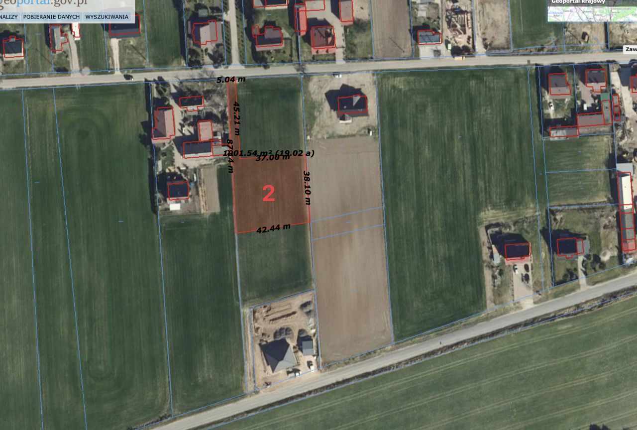 Działka budowlana Grąblin, ul. Spokojna. Zdjęcie 2