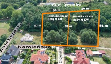 Działka budowlana Gorzów Wielkopolski, ul. Chojeńska